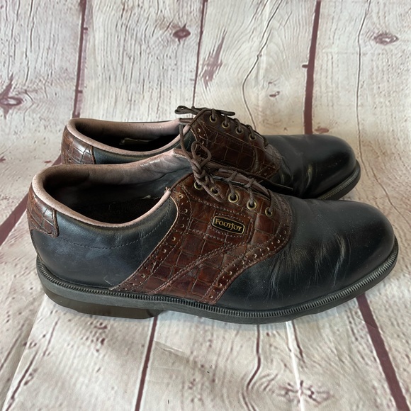 Foot-joy Dry Joy Men’s Golf shoes size 9M Optiflex 53494 pre-Owned VGUC - Picture 3 of 16